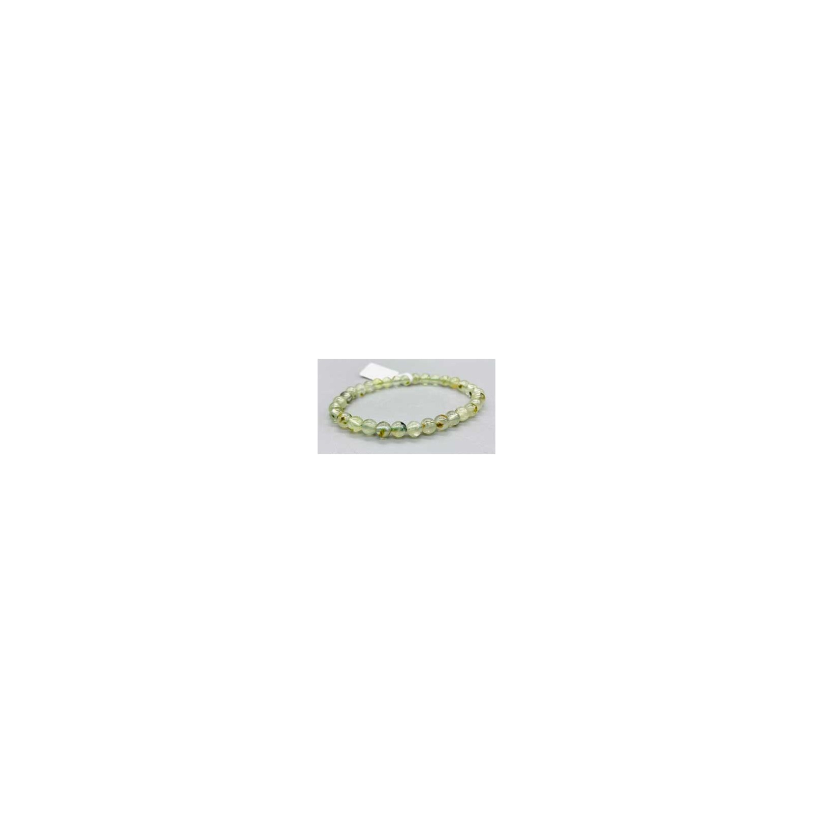 6mm Prehnite Bracelet for Harmony