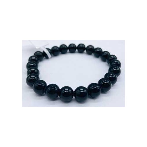 Pulsera de Obsidiana Negra de 8mm para Equilibrio Energético