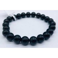 8mm Black Obsidian Bracelet for Energy Balance