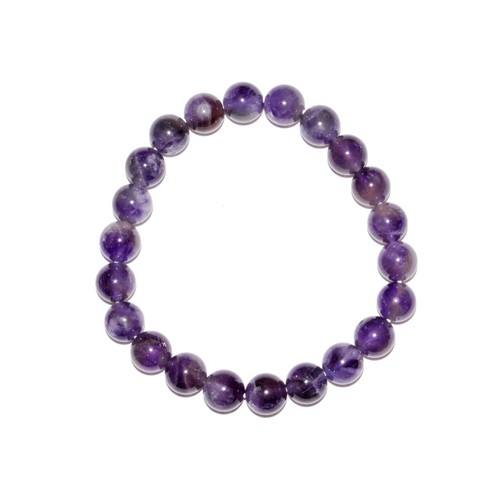 Pulsera de Amatista 8mm para Equilibrio Emocional