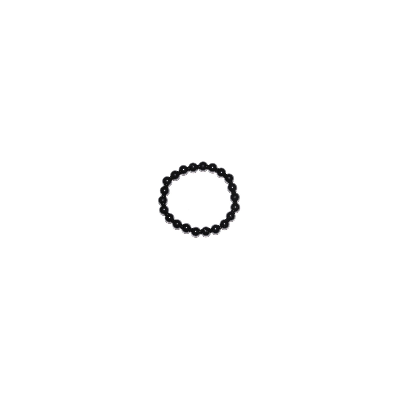 8mm Black Obsidian Gemstone Bracelet