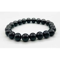 Pulsera de 8mm de Turmalina Negra para Anclaje