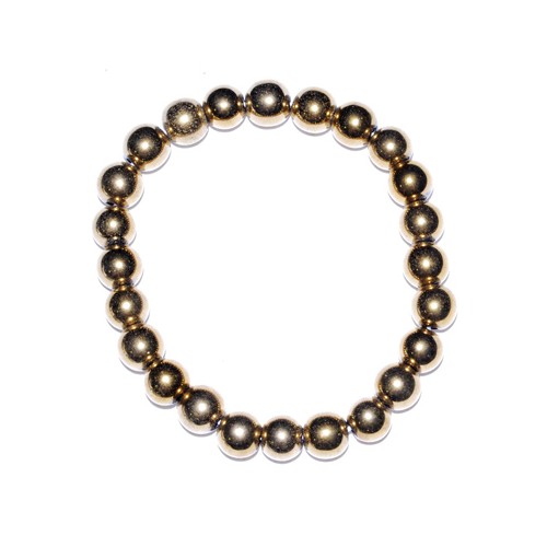 Gold Plated Hematite Bracelet for Strength