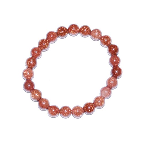 8mm Goldstone Bracelet for Ambition