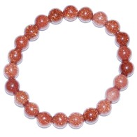 8mm Goldstone Bracelet for Ambition