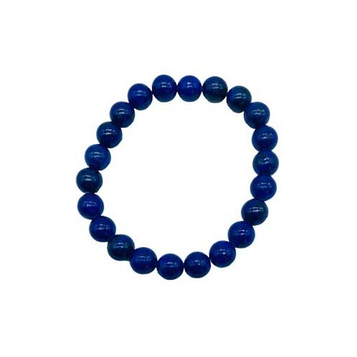 8mm Lapis Lazuli Beaded Bracelet for Healing