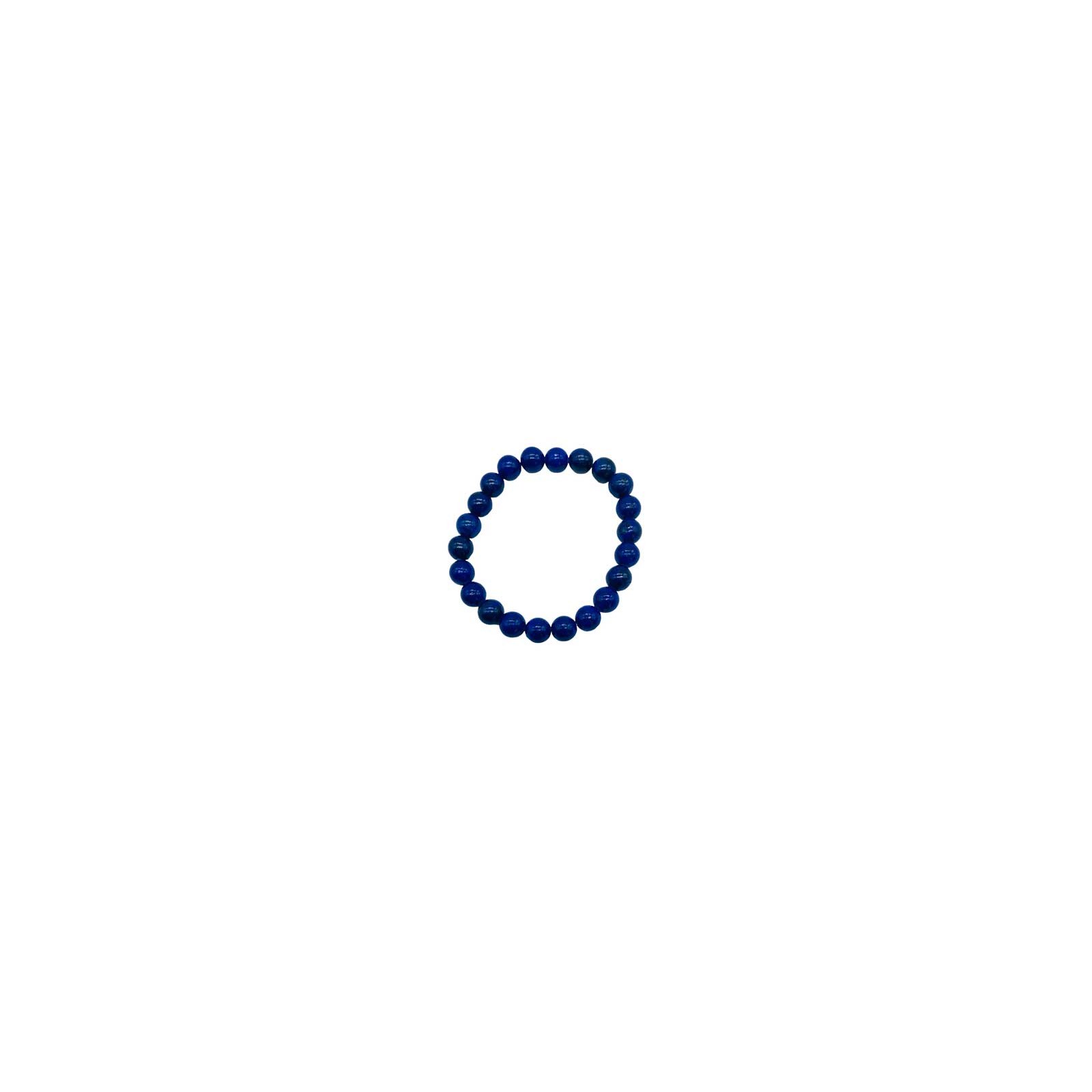 8mm Lapis Lazuli Beaded Bracelet for Healing