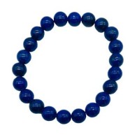 8mm Lapis Lazuli Beaded Bracelet for Healing