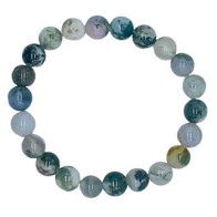 8mm Moss Agate Bracelet