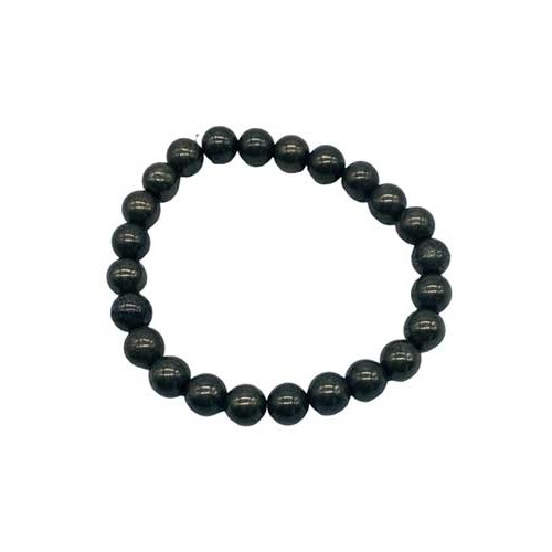 Pulsera Protectora de Pirita 8mm para Abundancia