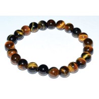 8mm Tiger Eye Gemstone Bracelet