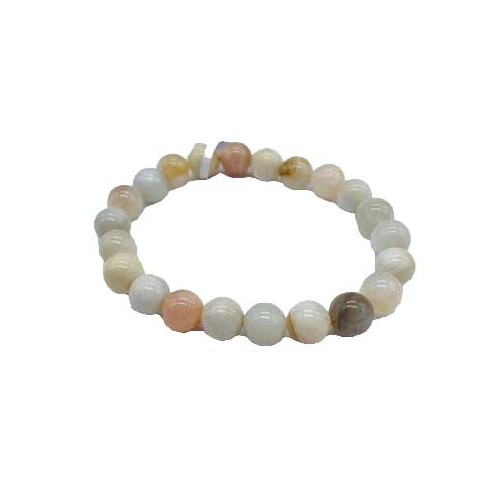 8mm Moonstone Beaded Bracelet