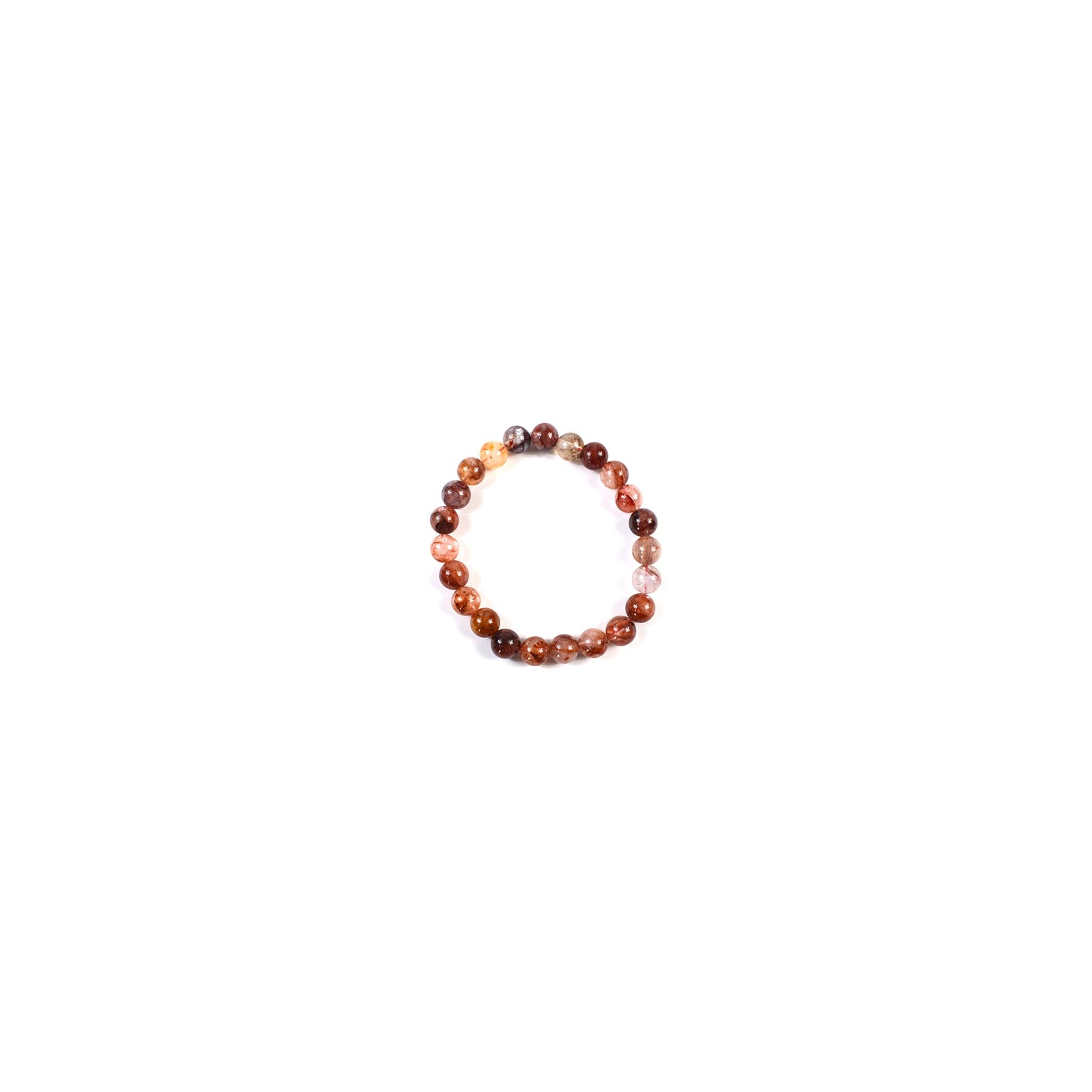 Pulsera de Cuarzo de Fuego de 8mm de Himalaya