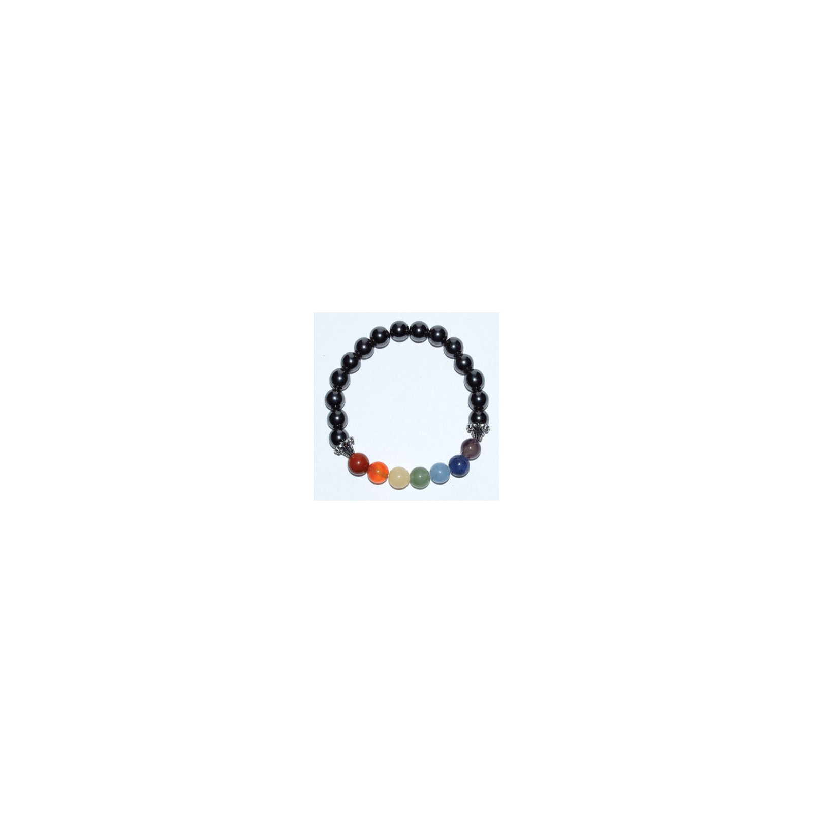 8mm Chakra Hematite Grounding Bracelet