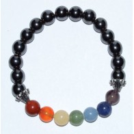 8mm Chakra Hematite Grounding Bracelet