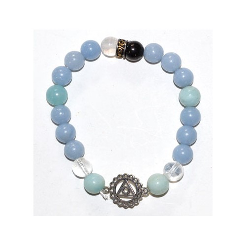 8mm Throat Chakra Healing Bracelet