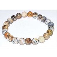 8mm Dendritic Opal Bracelet for Spiritual Growth