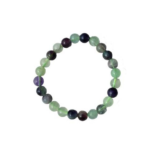 8mm Fluorite Power Stone Bracelet