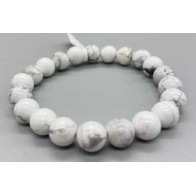 8mm Howlite Bracelet for Calming Energy