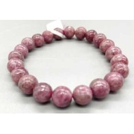 8mm Lepidolite Beaded Bracelet