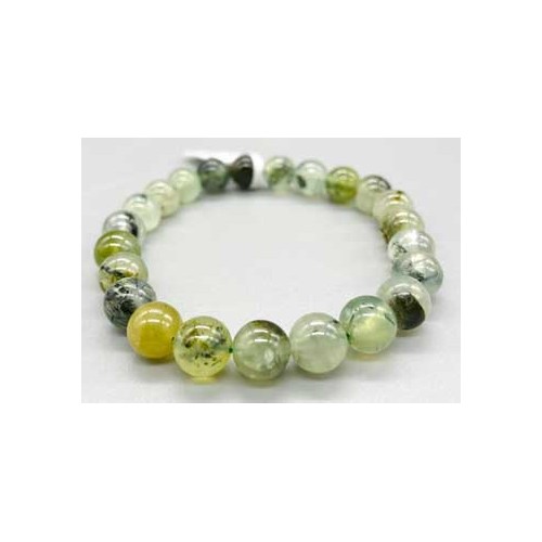 Pulsera de Sanación de Prehnite 8mm