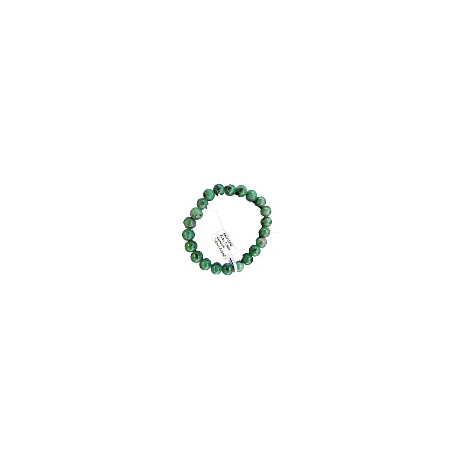 Ruby Zoisite Elastic Bracelet for Energy and Love