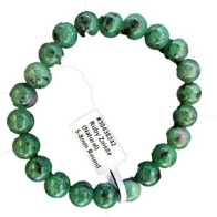 Ruby Zoisite Elastic Bracelet for Energy and Love