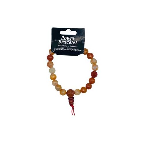 Pulsera de Poder de Carnelian para el Éxito