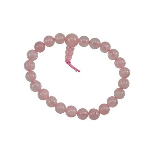 Pulsera de Cuarzo Rosa para Sanación y Amor