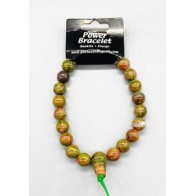 Pulsera de Poder Unakite para Equilibrar Emociones