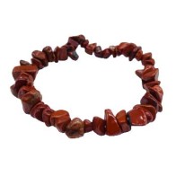 Red Jasper Chip Bracelet for Nurturing Energy