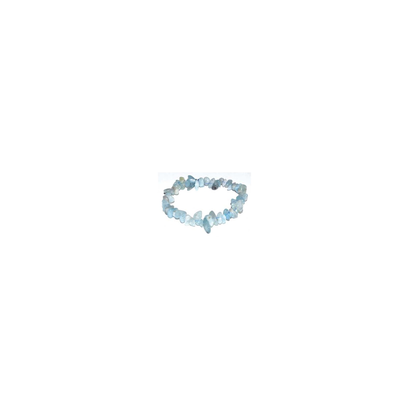 Aquamarine Chip Bracelet - Peace and Protection