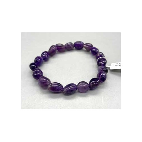 Amethyst Nugget Healing Bracelet for Emotional Balance