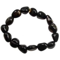 Pulsera de Turmalina Negra Arte Natural Único