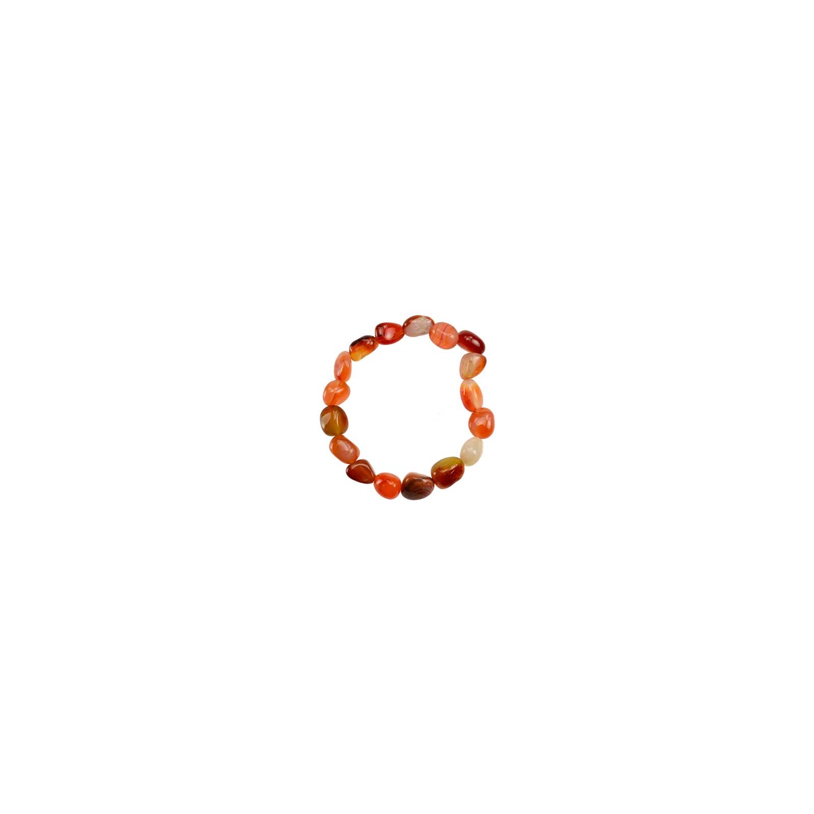 Pulsera de Cuarzo Carnelian para Enfoque de Energía