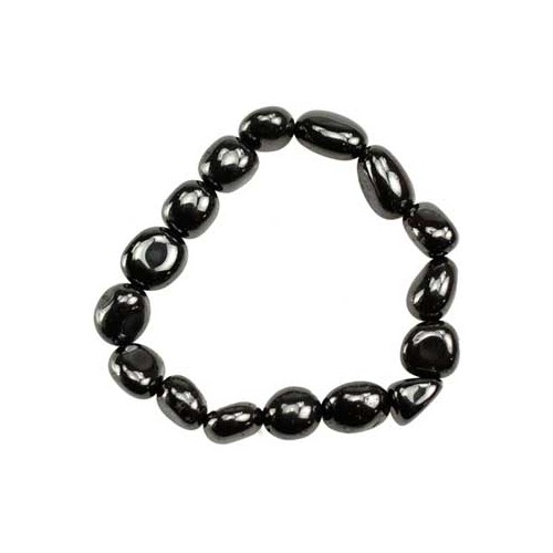 Hematite Gemstone Bracelet for Grounding