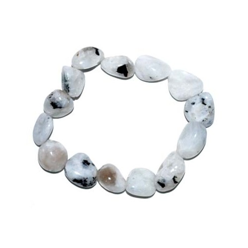 Pulsera de Piedra de Luna Arcoíris para Energía Espiritual