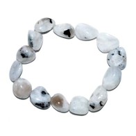 Pulsera de Piedra de Luna Arcoíris para Energía Espiritual