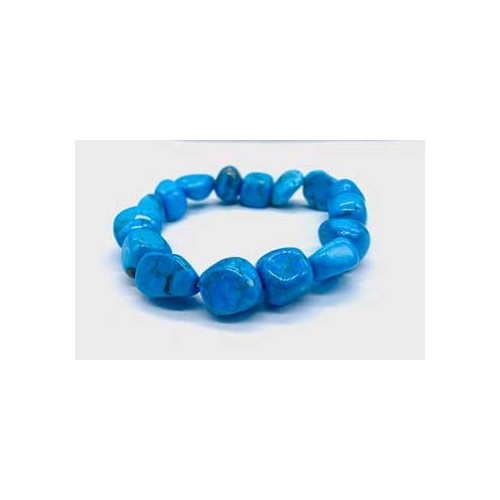 Turquoise Nugget Bracelet for Intention Setting