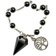 Hematite Pendulum Bracelet for Divination