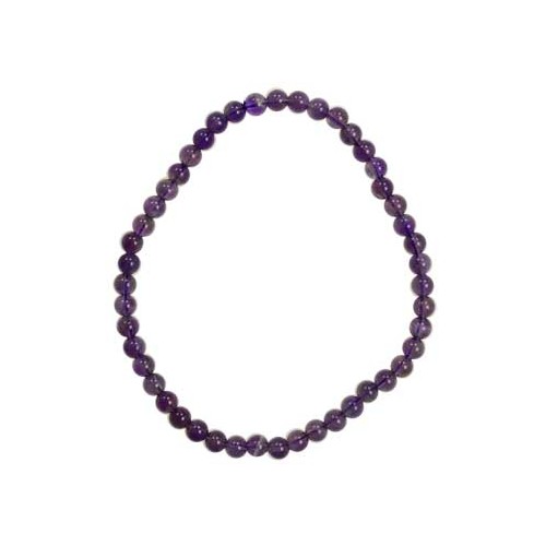 4mm Amethyst Stretch Bracelet for Peace