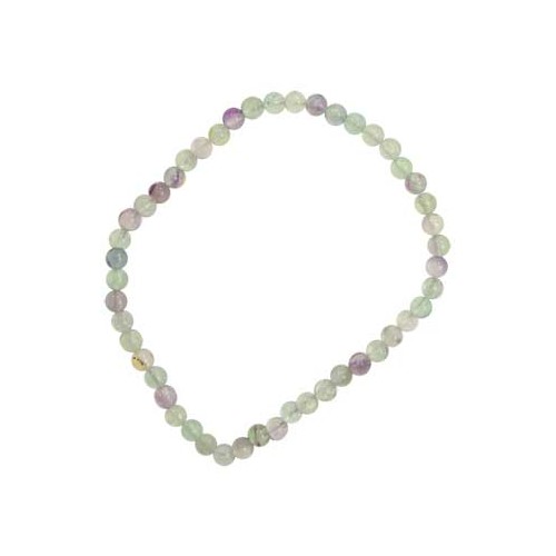 4mm Fluorite Stretch Bracelet Natural Stones