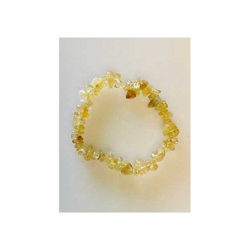 Citrine Chip Bracelet for Positivity