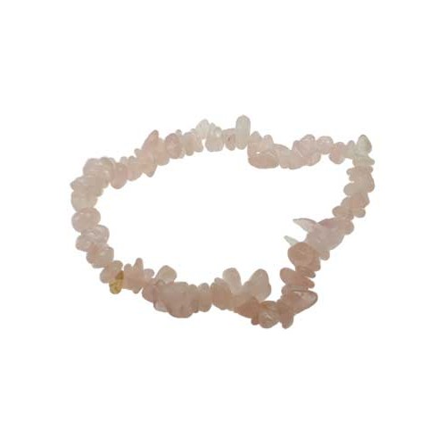 Rose Quartz Chip Healing Bracelet