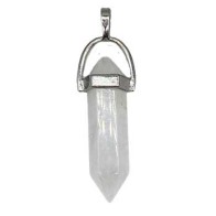 Quartz Double Terminated Pendant for Healing