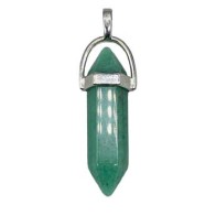 Double Terminated Jade Pendant Jewelry