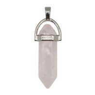 Double Terminated Rose Quartz Pendant for Healing