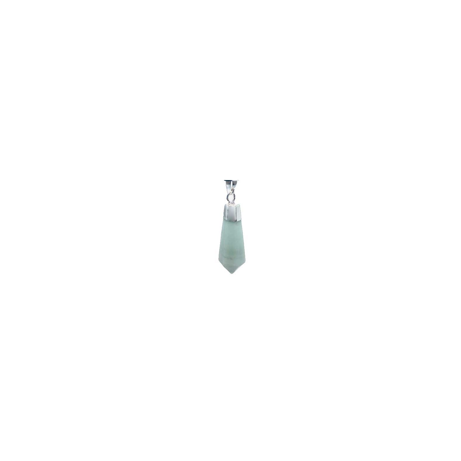 Polished Amazonite Diamond Pendant