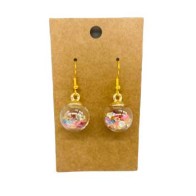 15mm Colorful Ball Earrings