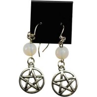 Pendientes Pentagrama de Opalite